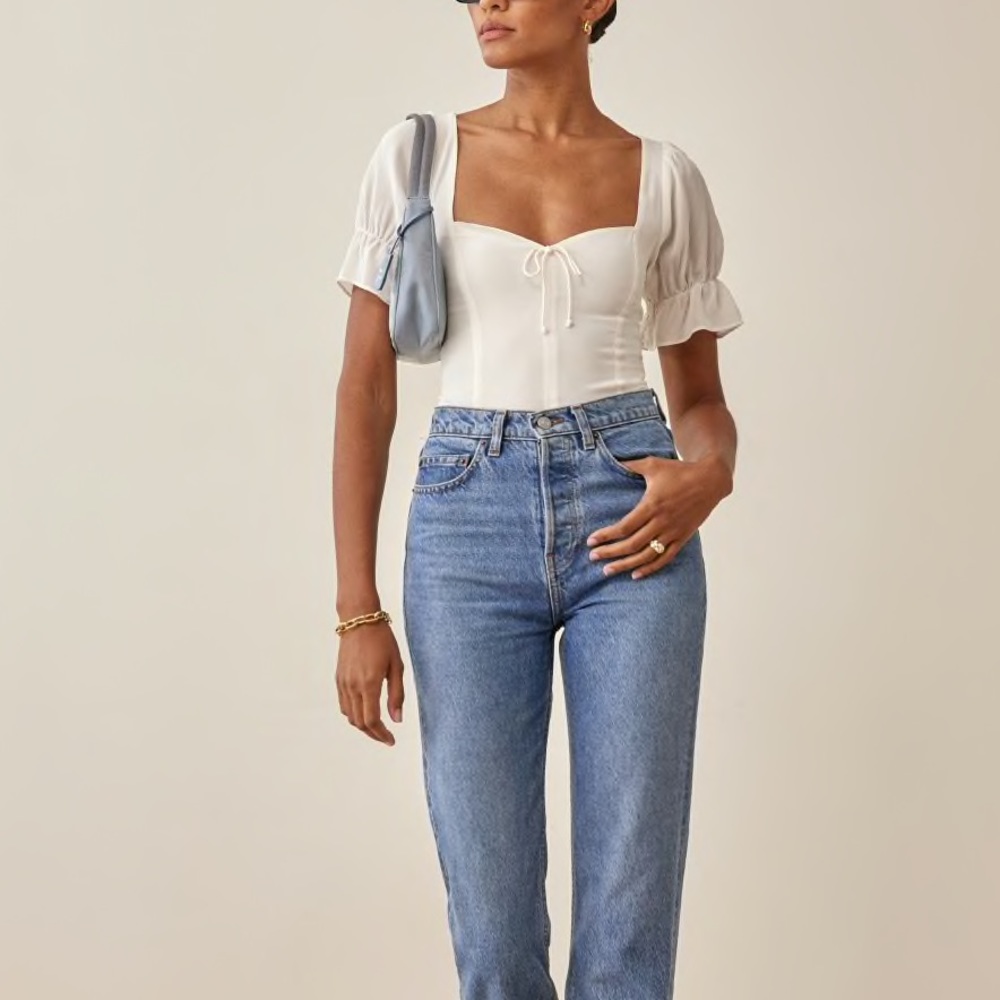 Reformation Delevan Top Gossamer - Picture 2 of 6